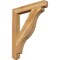 Ekena Millwork Funston Craftsman Rough Sawn Bracket, Western Red Cedar, 4"W x 30"D x 36"H BKT04X30X36FST04RWR - alternate 1